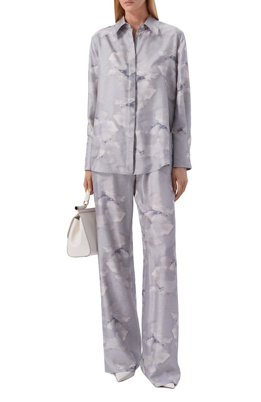 Шелковая рубашка Colombo CM00408/F/T0666-11-2H Серый  CM00408/F/T0666-11-2H Фото 2