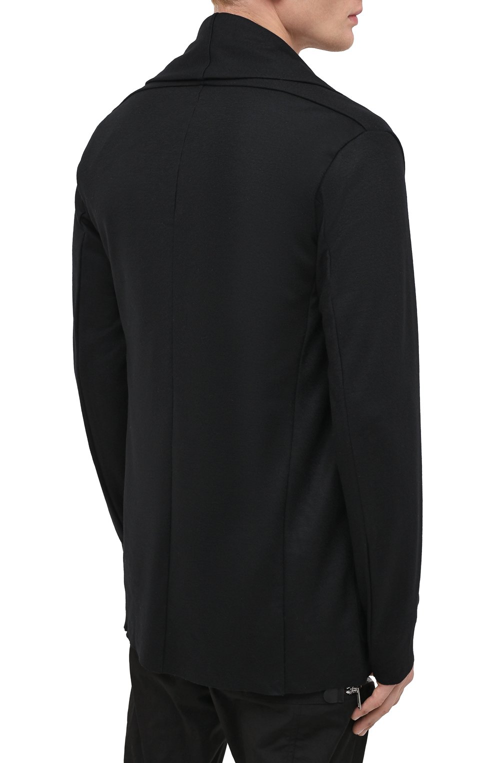 Шерстяной кардиган KAZUYUKI KUMAGAI черного цвета по цене 31150 руб., арт. AJ03-227, фото 4 Шерстяной кардиган KAZUYUKI KUMAGAI, арт. AJ03-227, фото 4