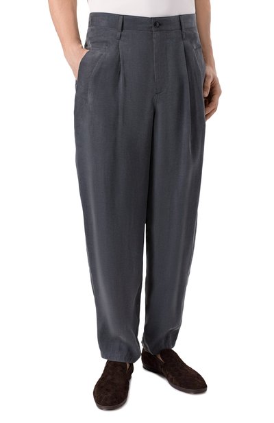 Брюки из лиоцелла и вискозы GIORGIO ARMANI, арт. GM003229/TE20272, фото 3