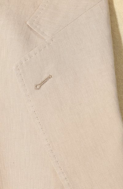 Льняной жакет ACNE STUDIOS бежевого цвета по цене 49950 руб., арт. AH0011, фото 5 Льняной жакет ACNE STUDIOS, арт. AH0011, фото 5