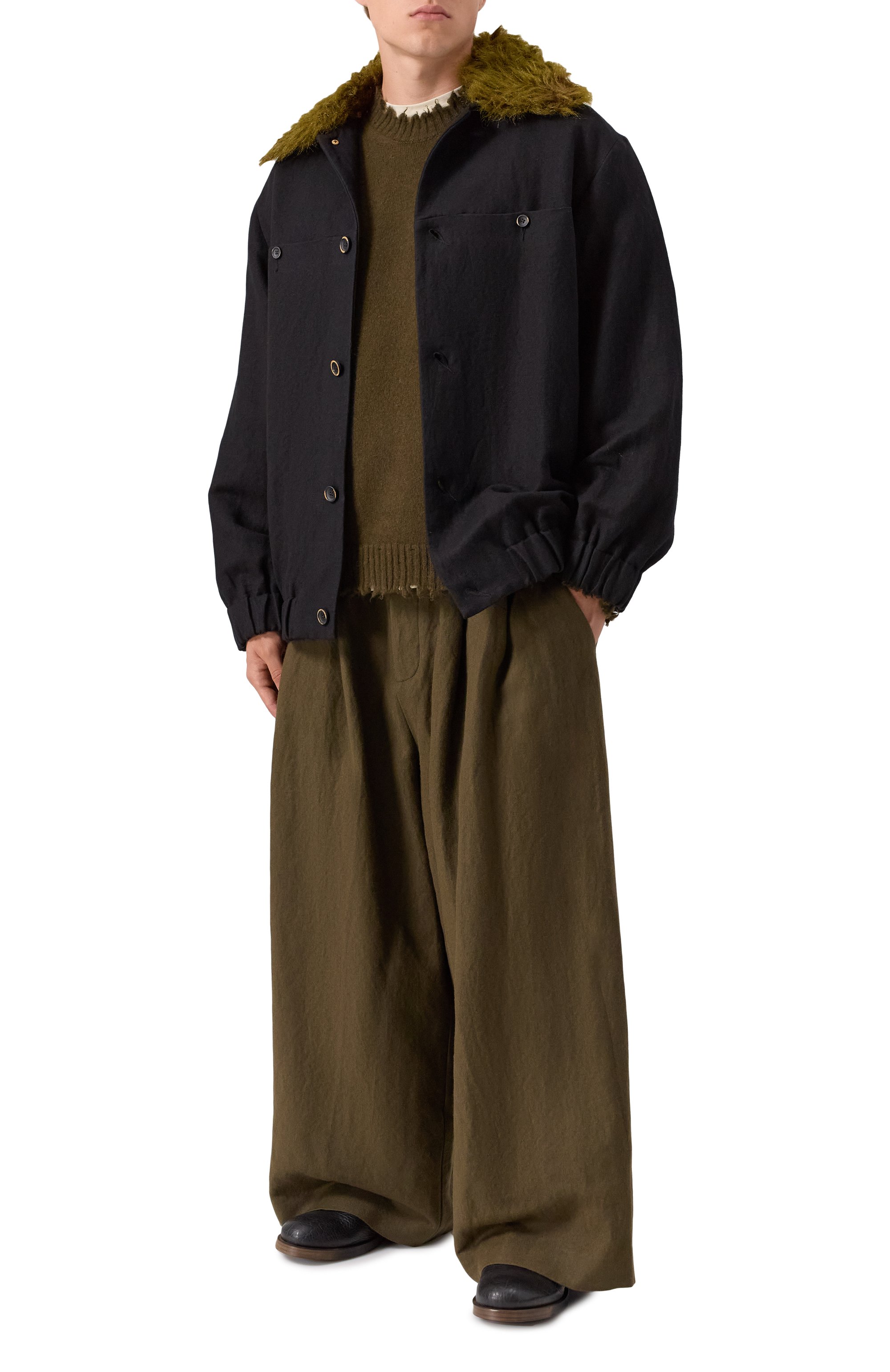 Куртка изо льна и шерсти UMA WANG, арт. UM6507, фото 2