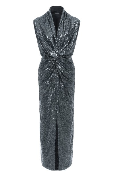 Женское платье с отделкой пайетками KITON, арт. D60317K0517G01
