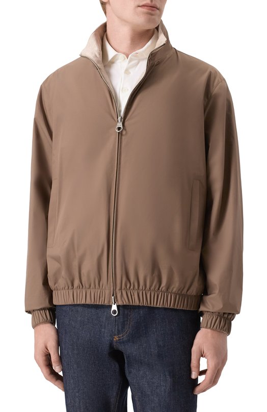 Двусторонний бомбер Loro Piana FAP9753 Коричневый  FAP9753 Фото 3