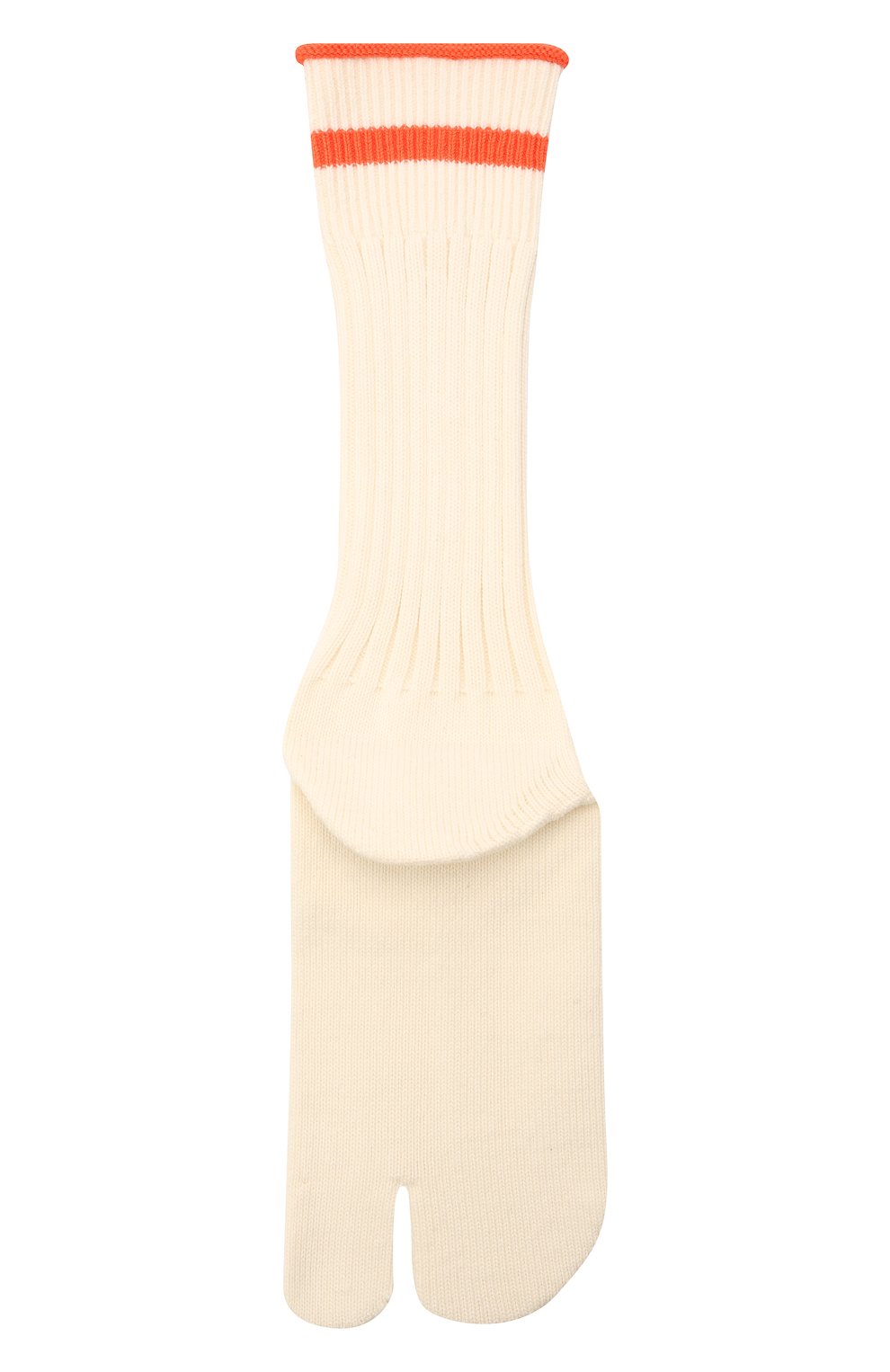Хлопковые носки MAISON MARGIELA светло-бежевого цвета по цене 19950 руб., арт. S51TL0044/S17710, фото 3 Хлопковые носки MAISON MARGIELA, арт. S51TL0044/S17710, фото 3