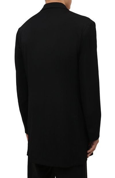 Шерстяной пиджак YOHJI YAMAMOTO, арт. HX-J20-100, фото 4