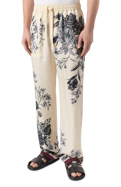Шелковые домашние брюки DOLCE & GABBANA, арт. GVRMAT/HI100, фото 3