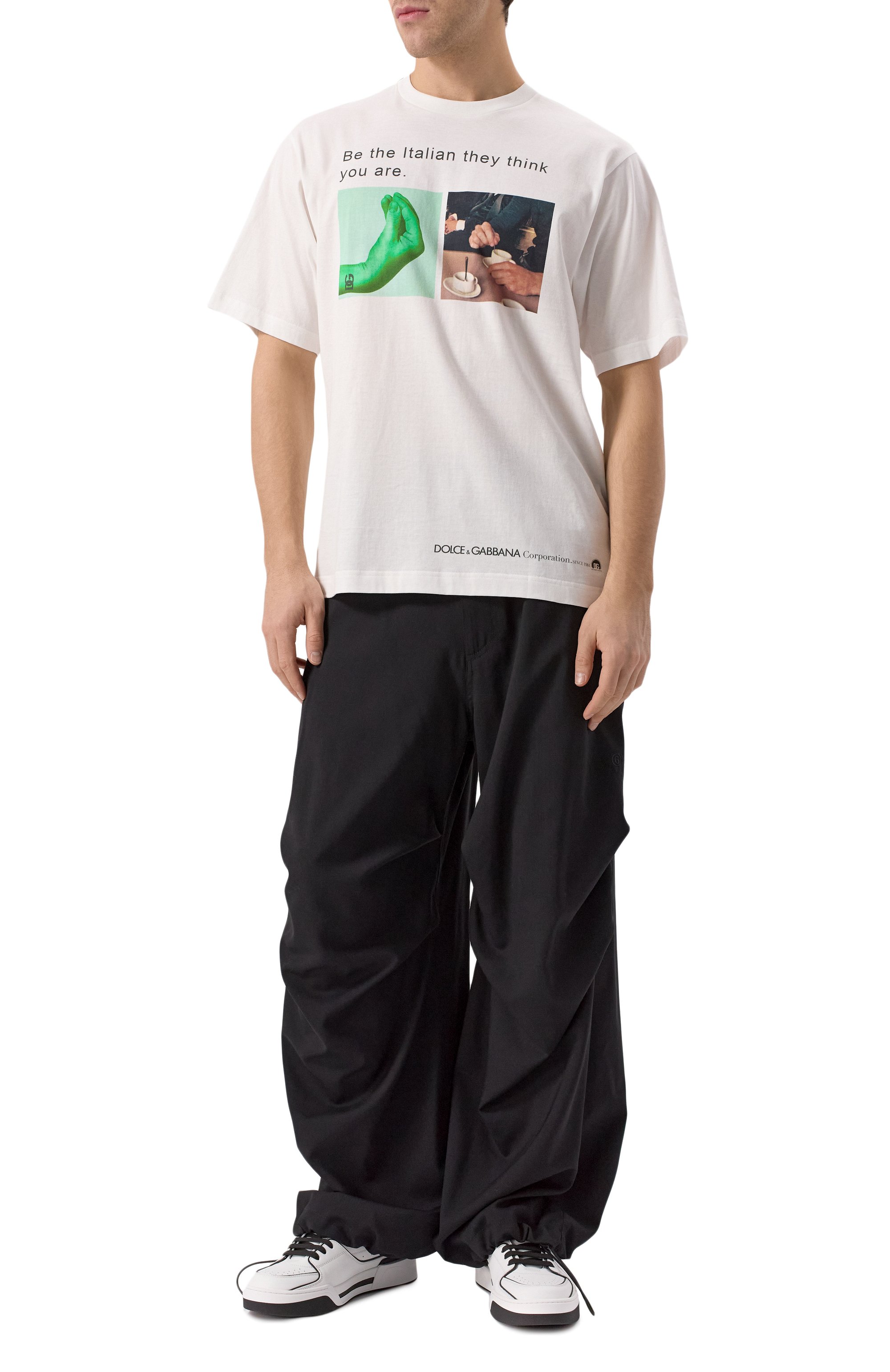 Хлопковая футболка DOLCE & GABBANA, арт. G8PN9T/G704Z, фото 2