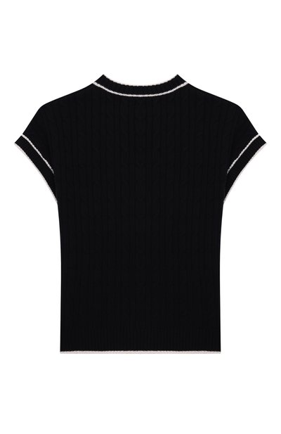 Жилет из шерсти и хлопка MONNALISA, арт. 18F201, фото 2