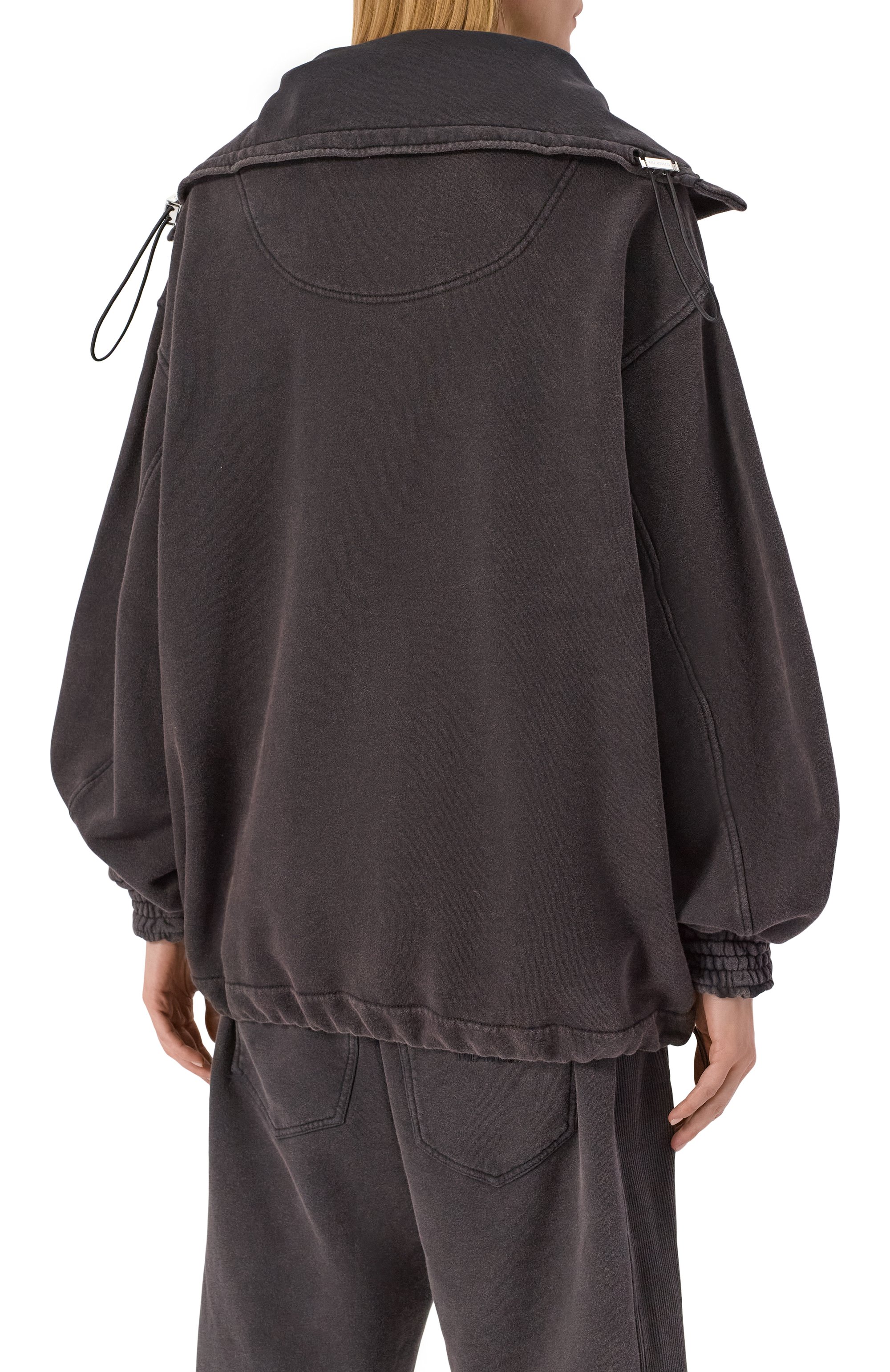 Хлопковый анорак THE ATTICO черного цвета по цене 92850 руб., арт. 260WCB00091/JJF003AA, фото 4 Хлопковый анорак THE ATTICO, арт. 260WCB00091/JJF003AA, фото 4