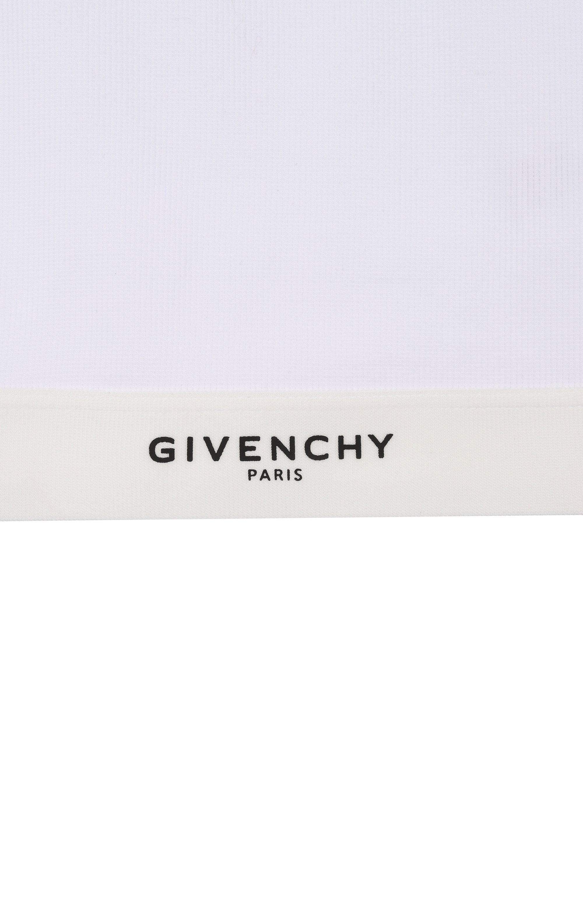 Хлопковый топ GIVENCHY белого цвета по цене 24700 руб., арт. H31223, фото 3 Хлопковый топ GIVENCHY, арт. H31223, фото 3
