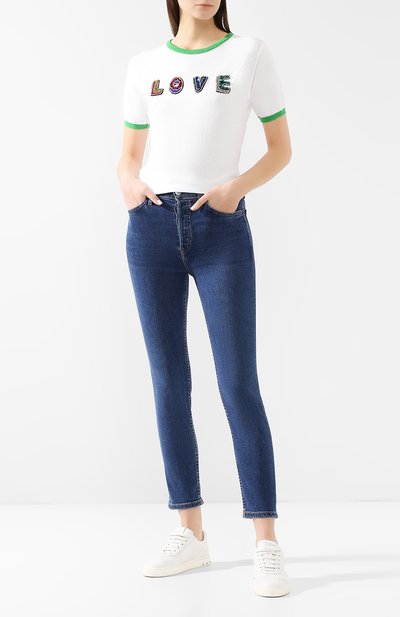 Укороченные джинсы RE/DONE, арт. 195-3WHRAC/MEDIUM 53, фото 2