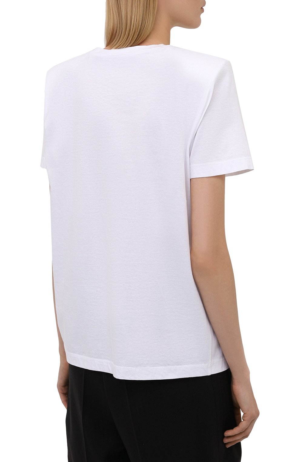 Хлопковая футболка DSQUARED2 белого цвета по цене 27800 руб., арт. S75GD0205/S23652, фото 4 Хлопковая футболка DSQUARED2, арт. S75GD0205/S23652, фото 4