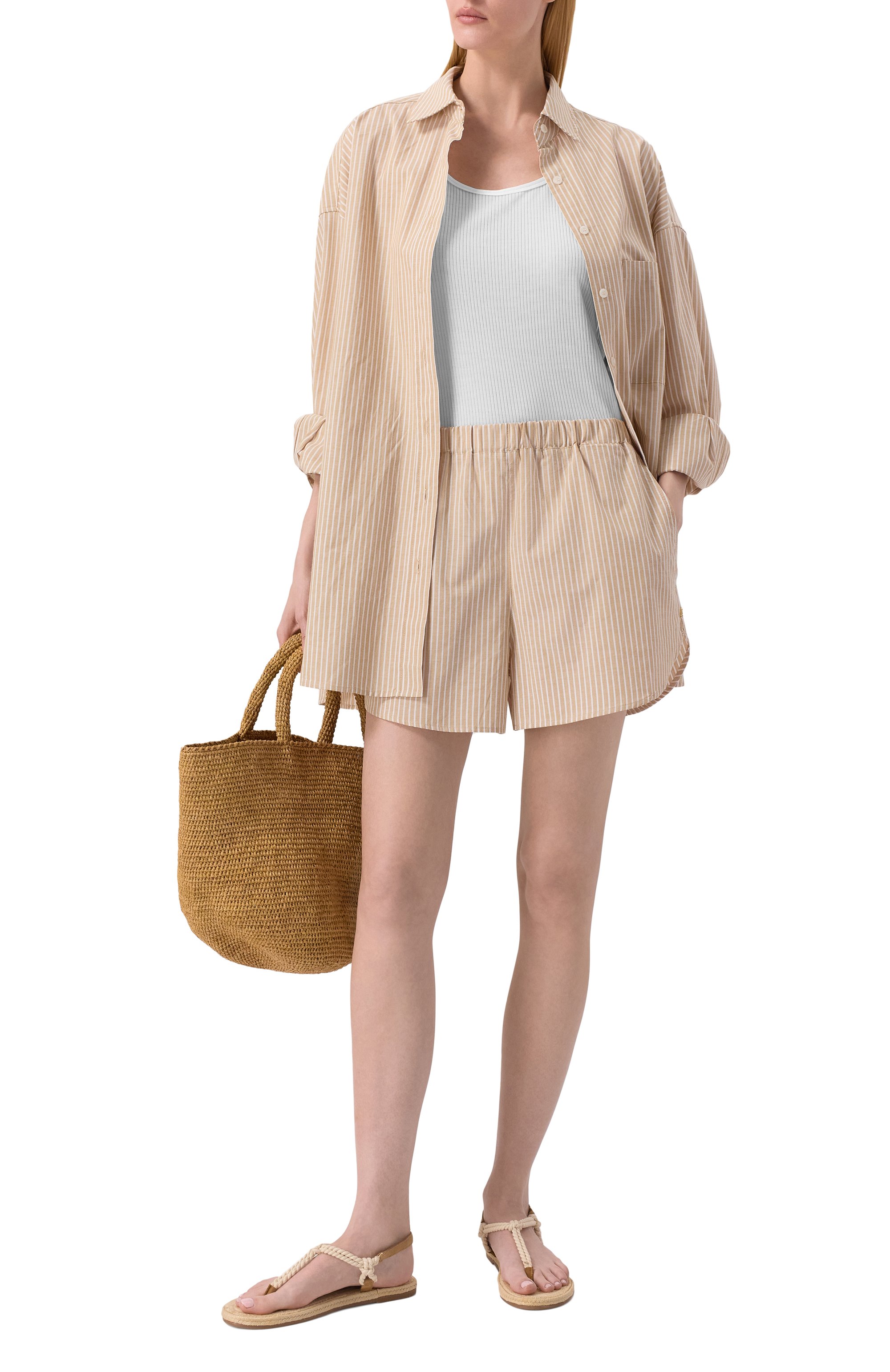 Майка из лиоцелла BOSS белого цвета по цене 9560 руб., арт. 50537597, фото 2 Майка из лиоцелла BOSS, арт. 50537597, фото 2