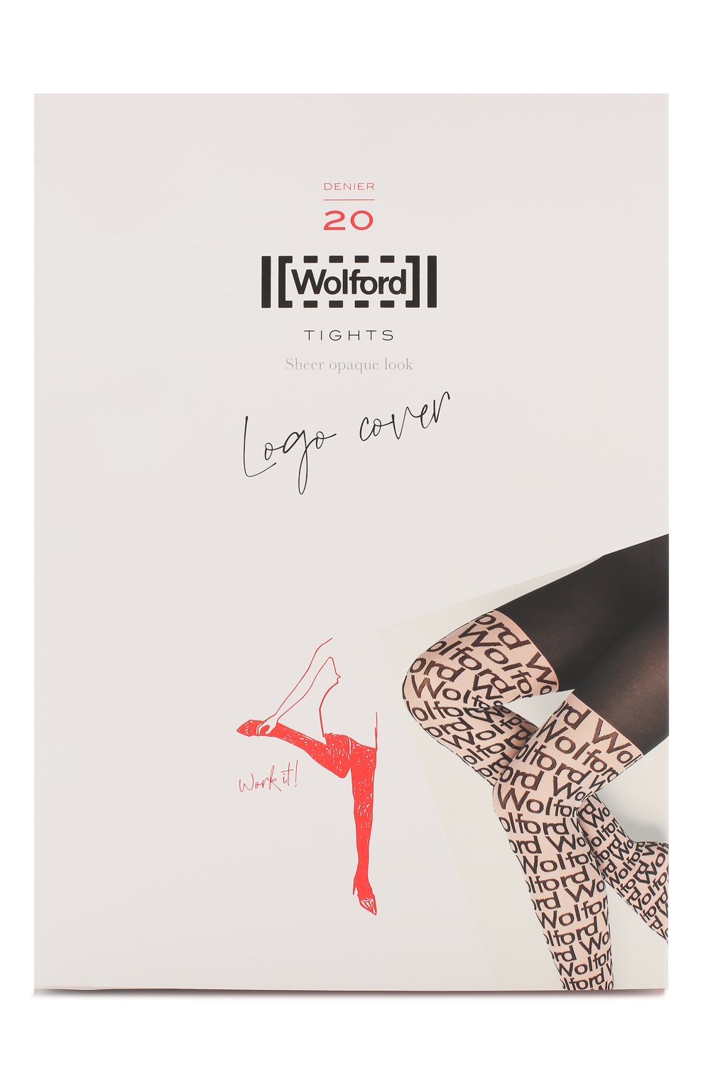 Колготки logo cover WOLFORD, арт. 14803, фото 1