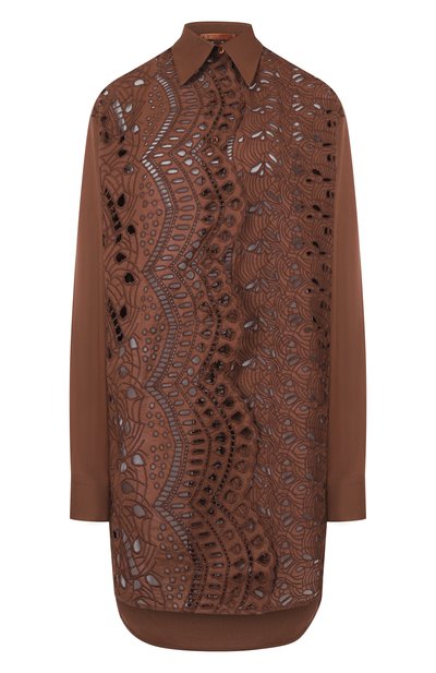 Женский хлопковая рубашка ERMANNO SCERVINO, арт. D464K613RXT