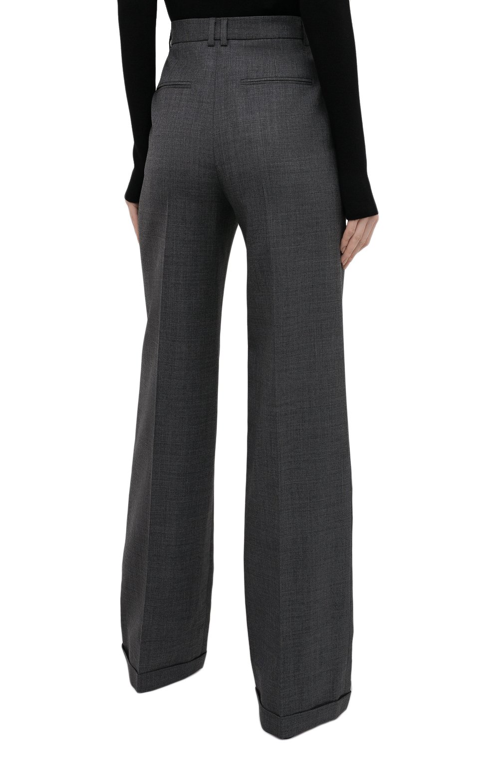 Шерстяные брюки SAINT LAURENT, арт. 646856/Y7C20, фото 4