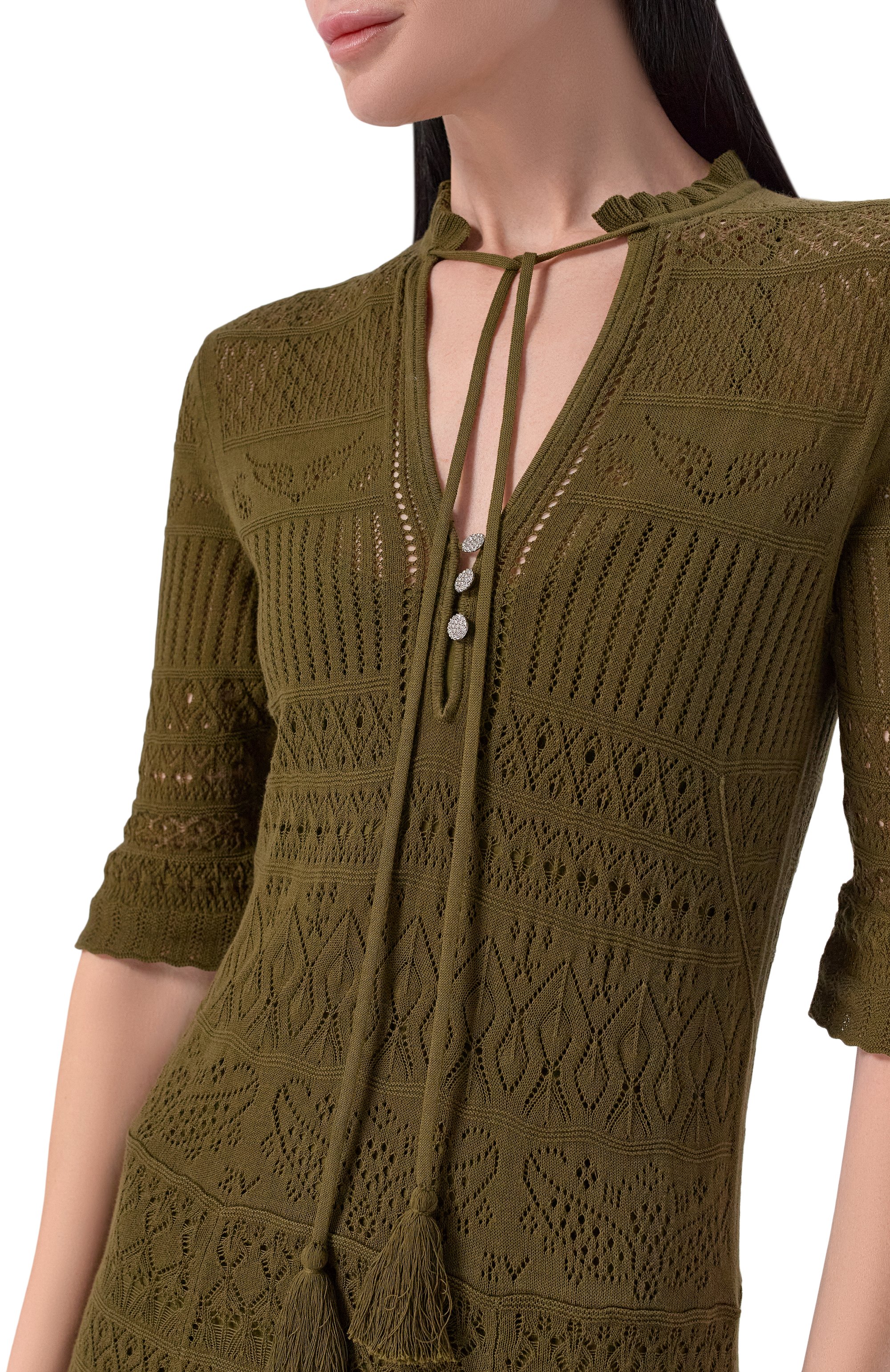 Хлопковое платье ZADIG AND VOLTAIRE, арт. KWDR01238, фото 4