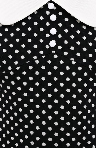 Платье MIU MIU черно-белого цвета по цене 145000 руб., арт. MJA815-1DVC-F0002, фото 5 Платье MIU MIU, арт. MJA815-1DVC-F0002, фото 5