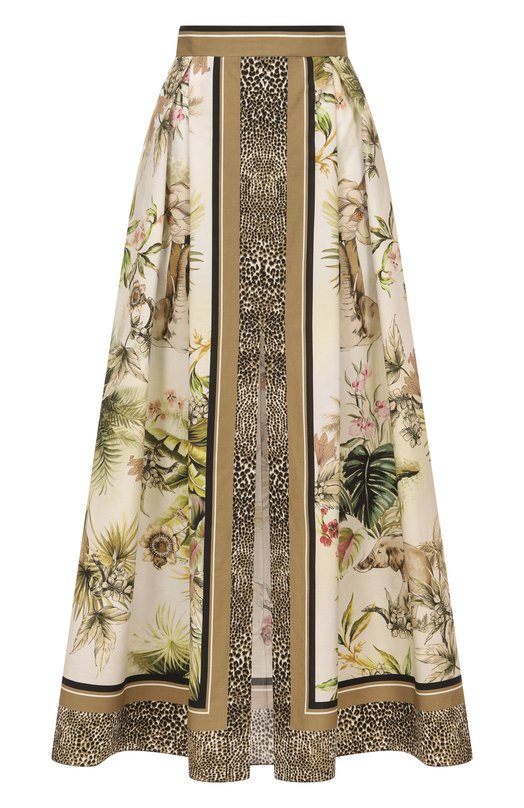 Хлопковая юбка Elie Saab SK175PS25 Разноцветный SK175PS25