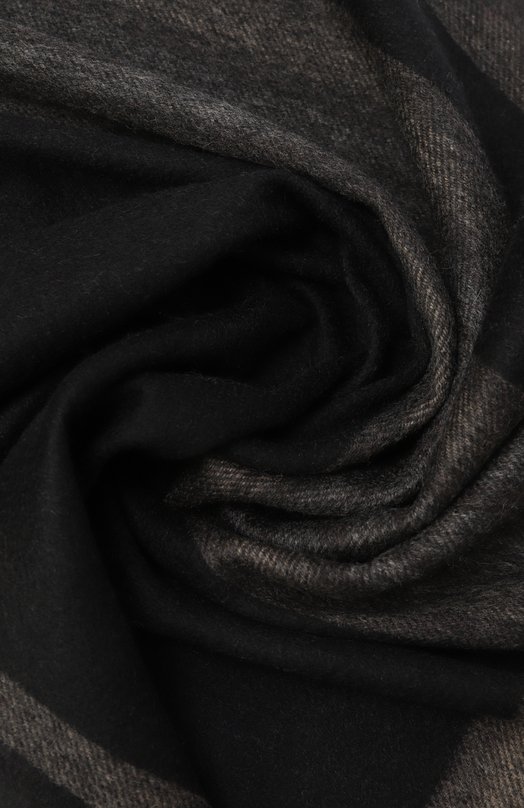 Кашемировый шарф Kiton USCIACK0254H05 Чёрный  USCIACK0254H05 Фото 3