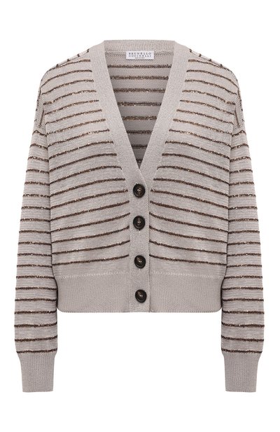 Женский хлопковый кардиган BRUNELLO CUCINELLI, арт. M7876B1330