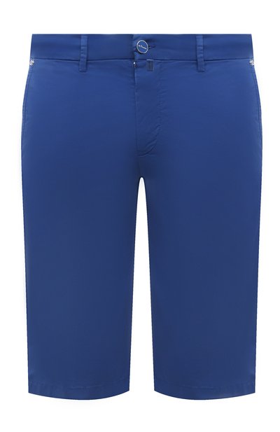 Мужские хлопковые шорты KITON, арт. UFBLACK0600D