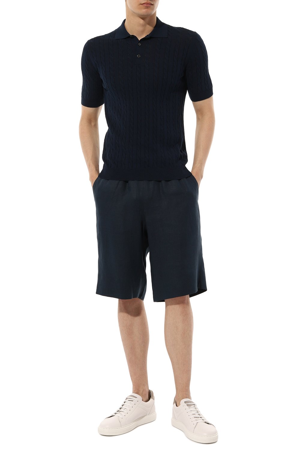 Льняные шорты KITON, арт. UPN005H08838, фото 2