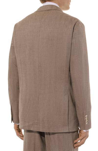 Костюм изо льна и шерсти BRUNELLO CUCINELLI, арт. MS465LDTR, фото 5