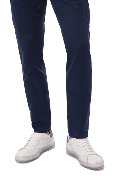 Кожаные кеды KITON, арт. USSA088N00879, фото 3