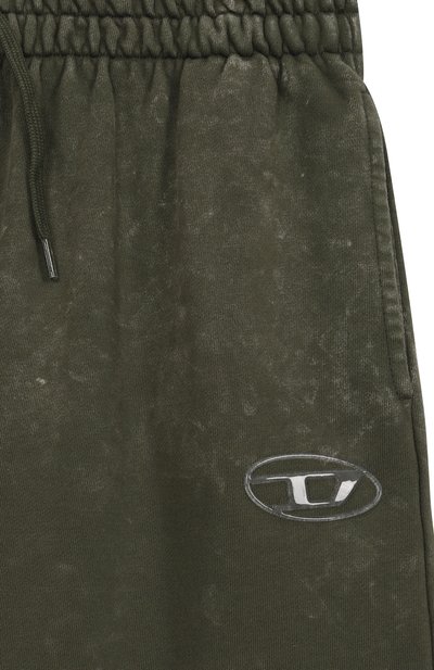Хлопковые брюки DIESEL хаки цвета по цене 20550 руб., арт. J02397/KYAZ4, фото 3 Хлопковые брюки DIESEL, арт. J02397/KYAZ4, фото 3