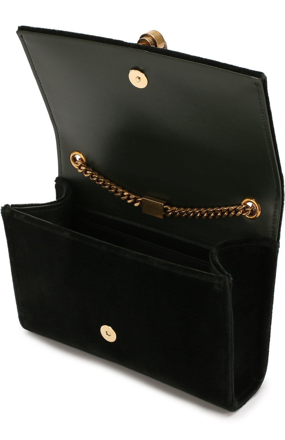 Сумка monogram kate small из бархата SAINT LAURENT, арт. 474366/9P00W, фото 4
