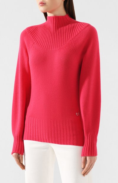 Кашемировый свитер EMILIO PUCCI розового цвета по цене 99500 руб., арт. 0EKM10/0E981, фото 3 Кашемировый свитер EMILIO PUCCI, арт. 0EKM10/0E981, фото 3