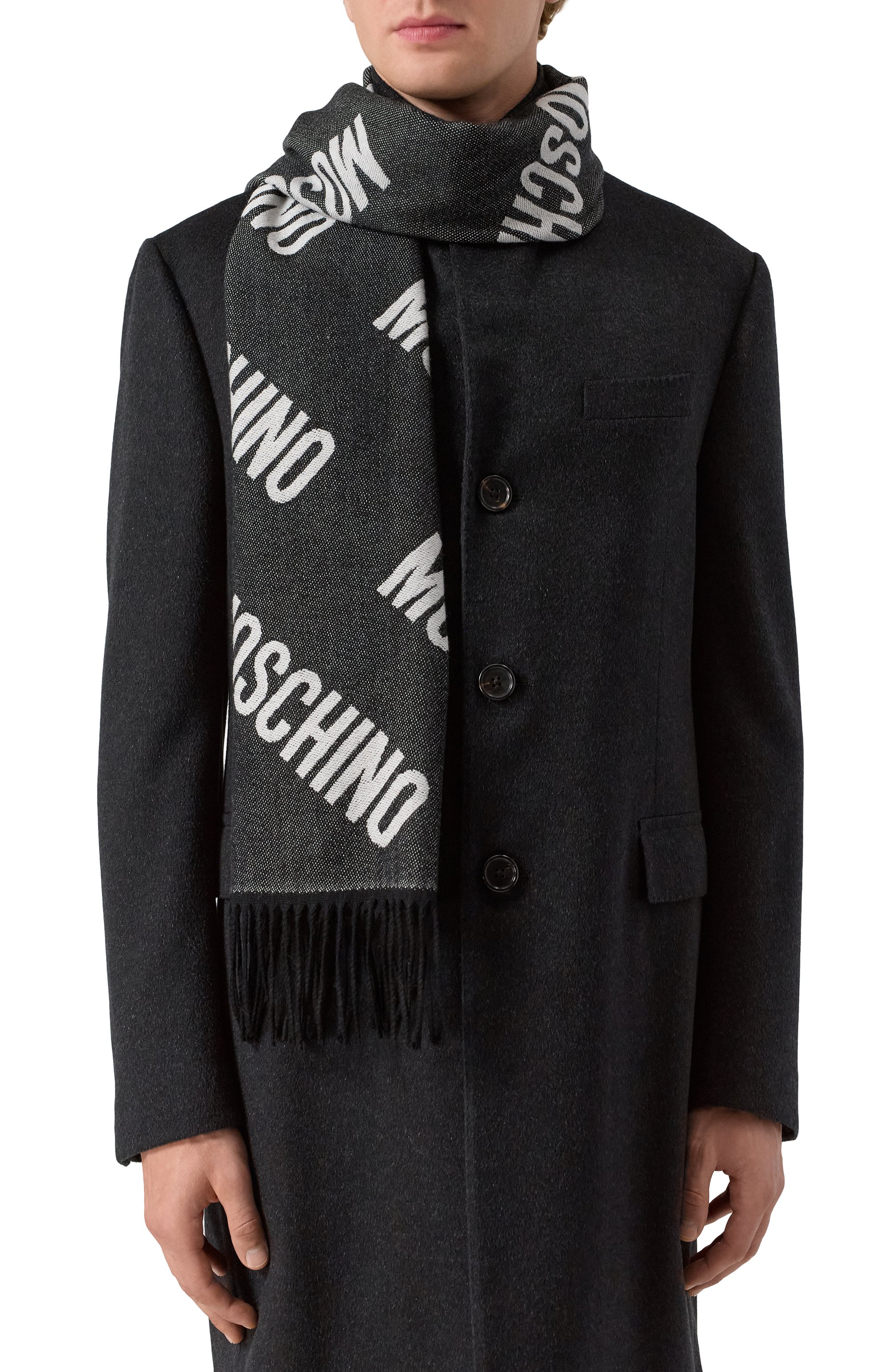 Шерстяной шарф MOSCHINO, арт. 50234/M5873, фото 2