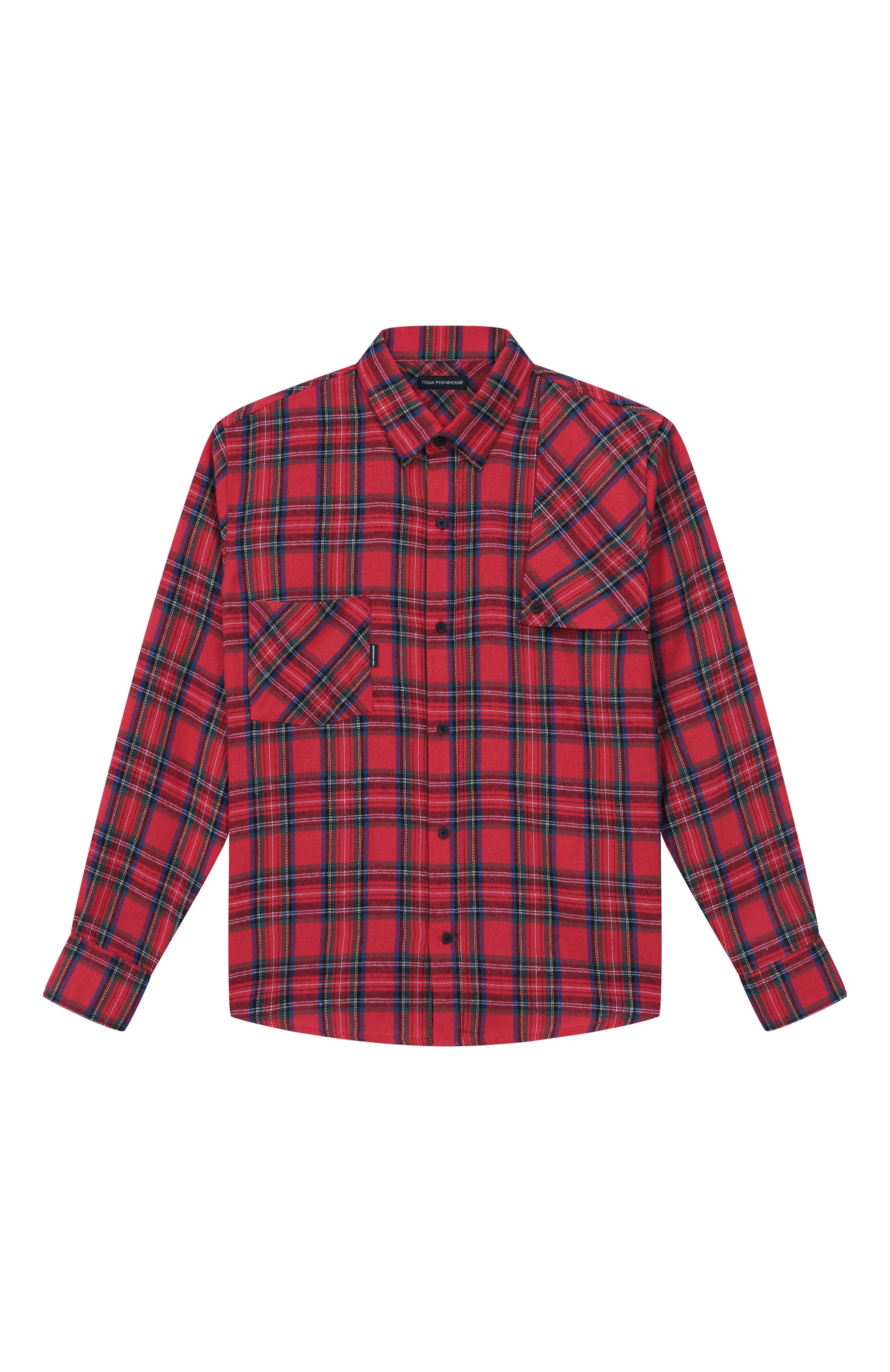 Хлопковая рубашка ГОША РУБЧИНСКИЙ, арт. SH_0901_CHECKED_RED, фото 1