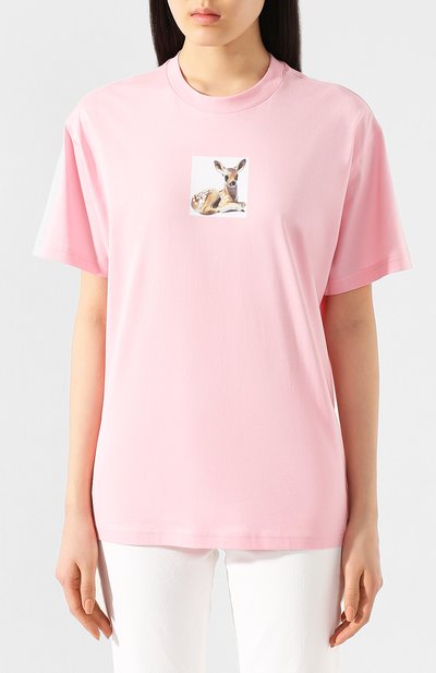 Хлопковая футболка BURBERRY, арт. 8024652, фото 3