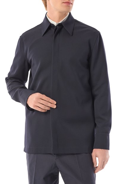 Шерстяная рубашка JIL SANDER, арт. J22DL0298/J40002, фото 3