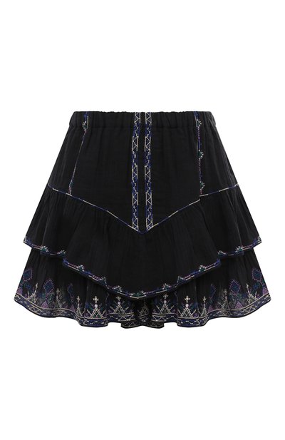 Женская хлопковая юбка-шорты ISABEL MARANT ETOILE, арт. 24PSH0021FB-B1J15E