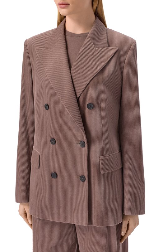 Вельветовый жакет Windsor 52 DS411V 10019852/30049377 Коричневый  52 DS411V 10019852/30049377 Фото 3