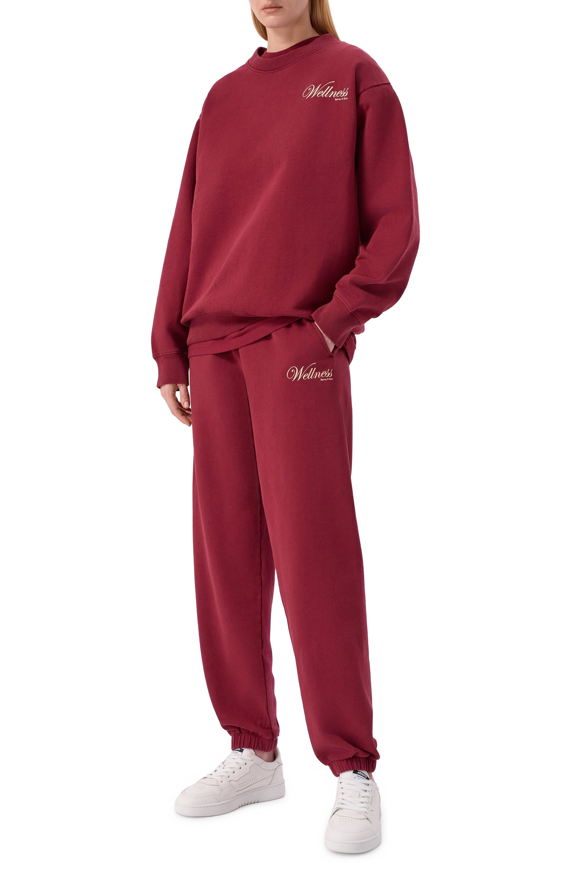 Хлопковый свитшот SPORTY AND RICH, арт. ST07162083RE10, фото 2