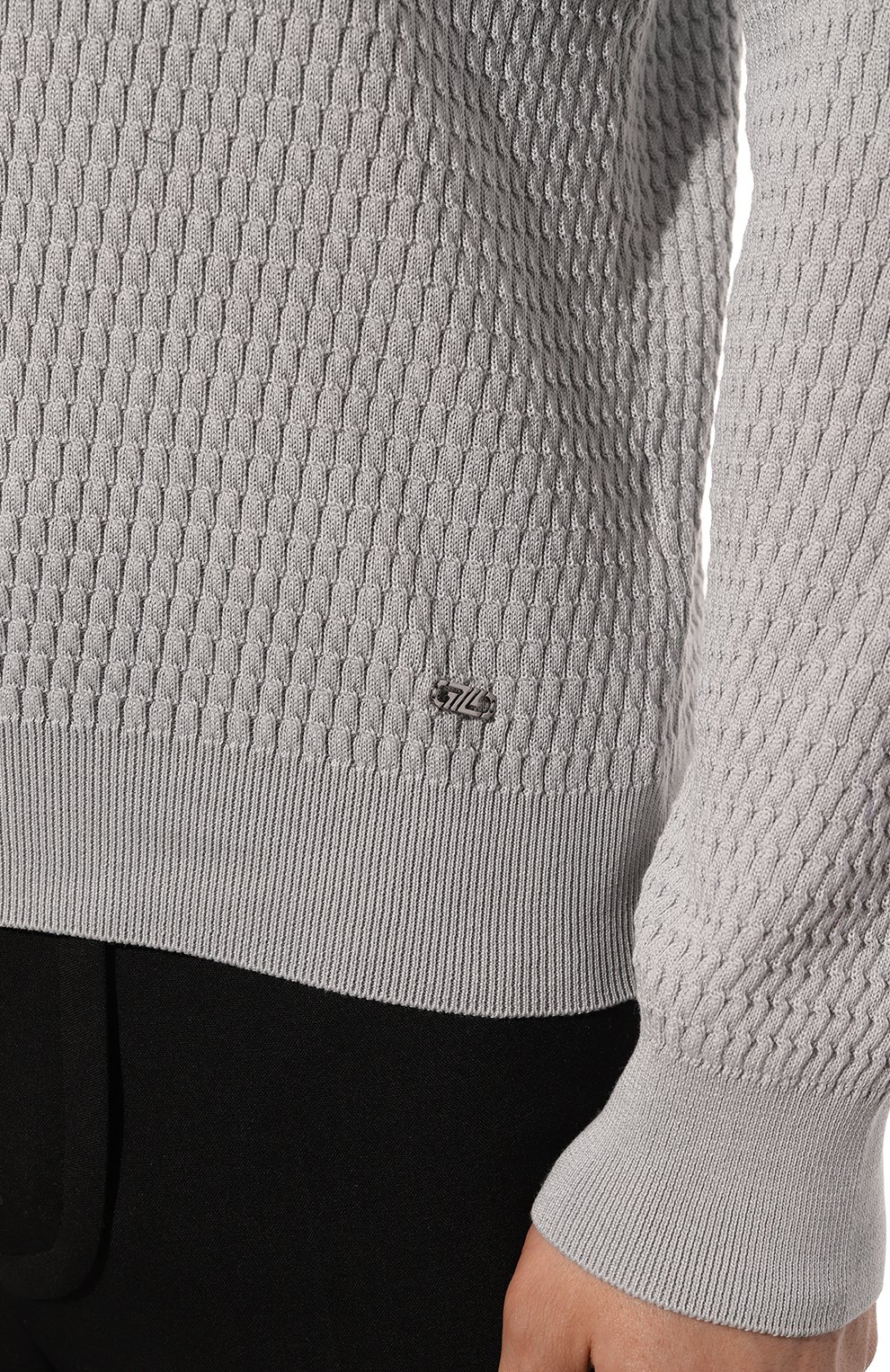 Джемпер из хлопка и шелка ZILLI, арт. MBZ-RN230-ALL01/ML01, фото 5