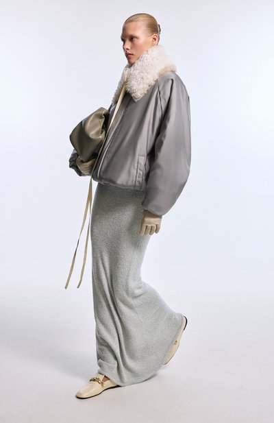 Шелковое платье AYA MUSE голубого цвета по цене 94050 руб., арт. AMR2607, фото 5 Шелковое платье AYA MUSE, арт. AMR2607, фото 5