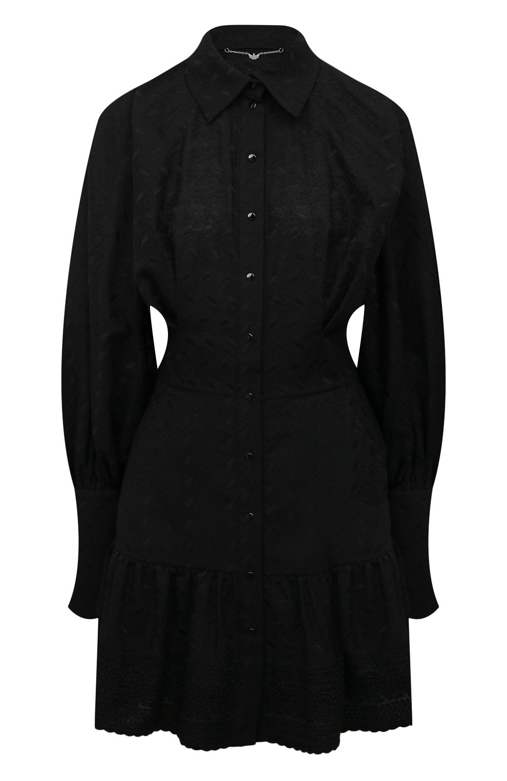 Хлопковое платье YANA DRESS черного цвета по цене 109000 руб., арт. 4-23/5-200-2952, фото 1 Хлопковое платье YANA DRESS, арт. 4-23/5-200-2952, фото 1