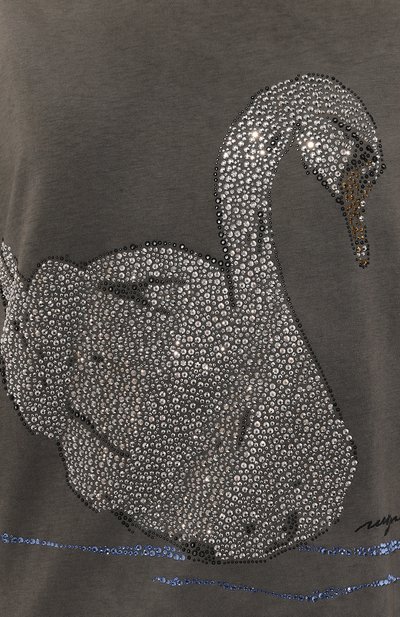 Хлопковая футболка MSGM, арт. 3742MDM86/247586, фото 5