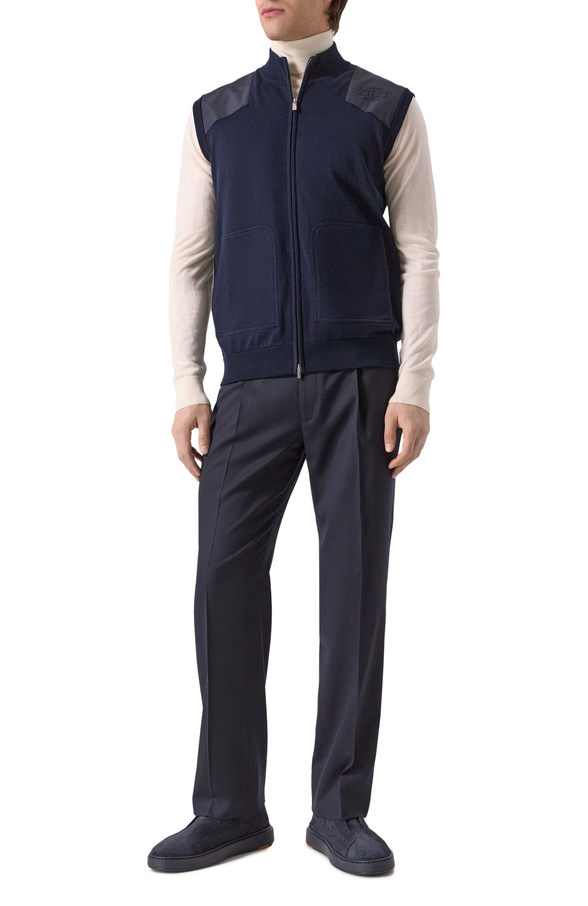 Жилет из хлопка и шелка ZILLI, арт. JSG001M0142VSDE00, фото 2