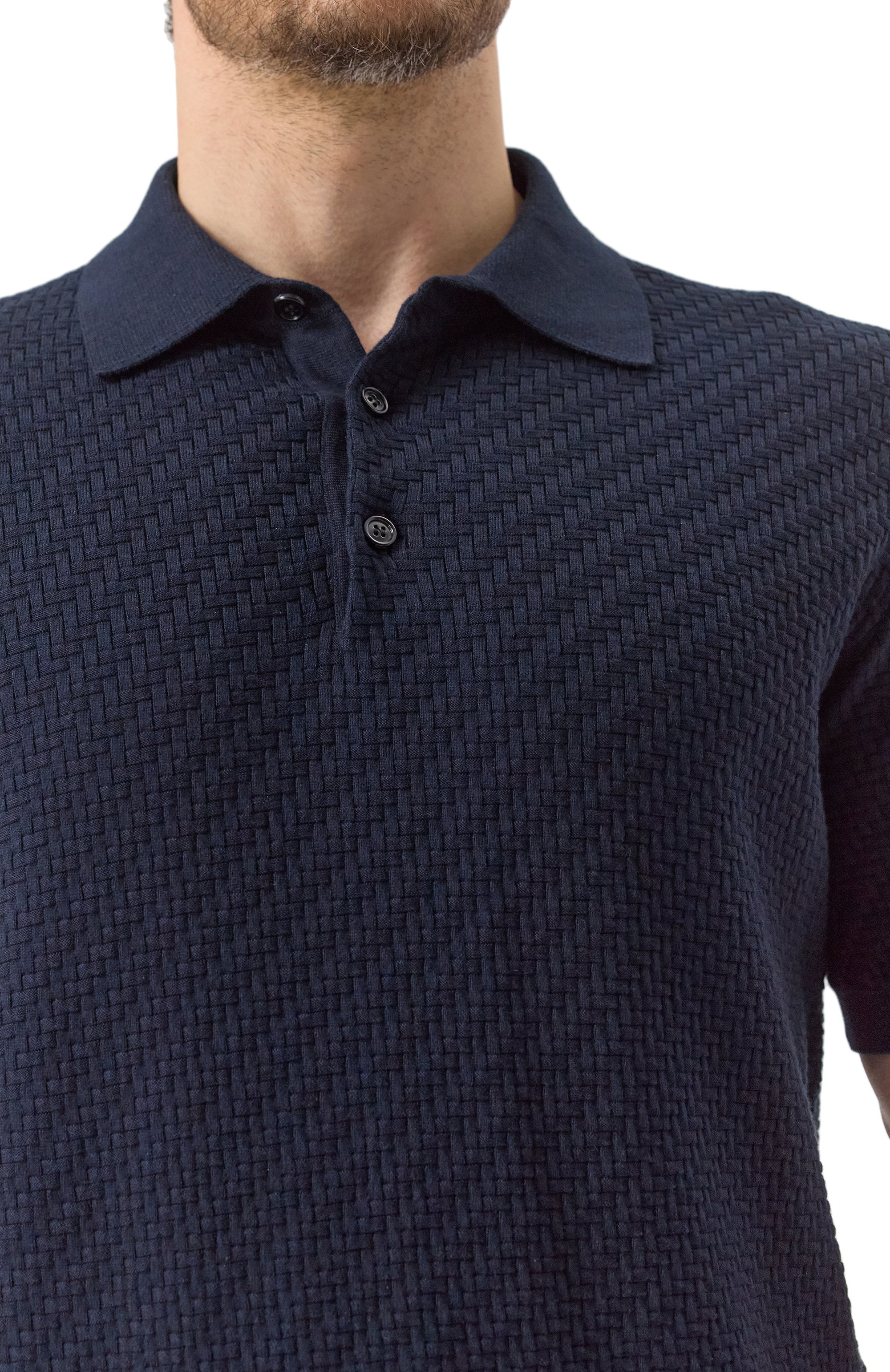 Поло из хлопка и шелка BRIONI, арт. UMR200/PAK22, фото 5