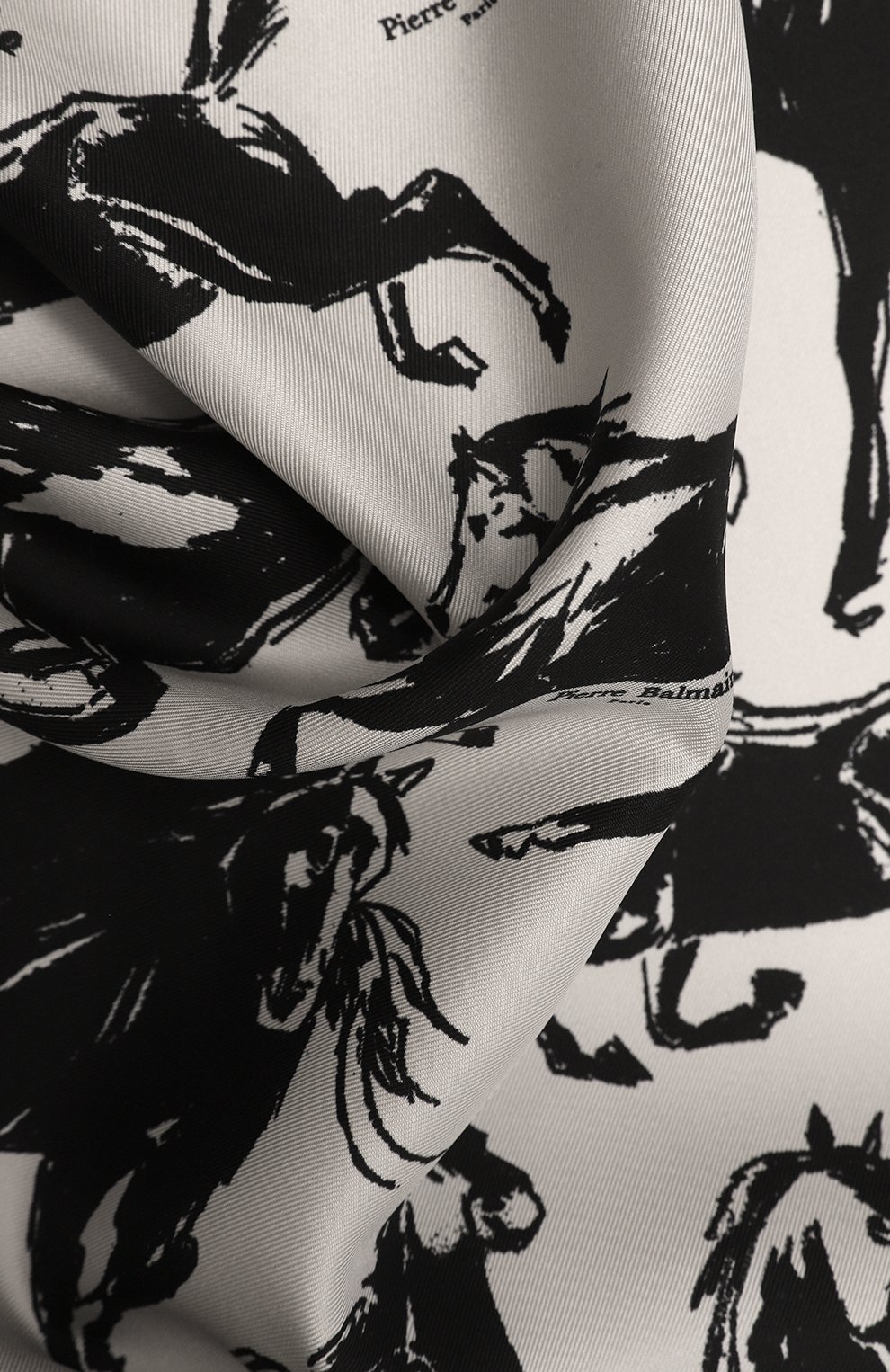 Шелковый платок BALMAIN, арт. CF1XF085/SD48, фото 3