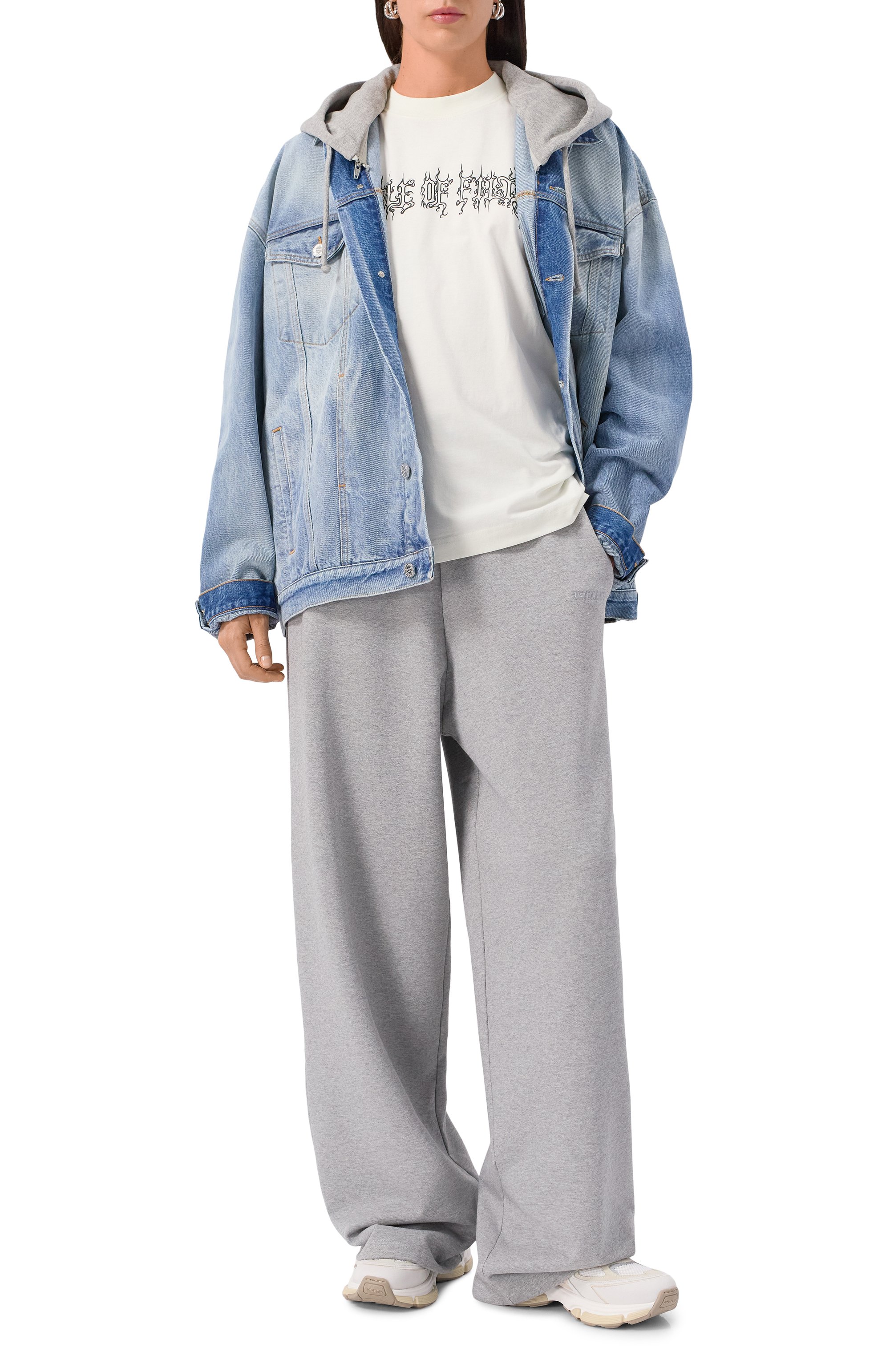 Хлопковая футболка VETEMENTS, арт. UCF76TR100I/1000 LIGHT JERSEY, фото 5