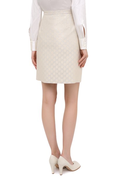Юбка из шерсти и шелка GUCCI, арт. 631492/ZAD7L, фото 4