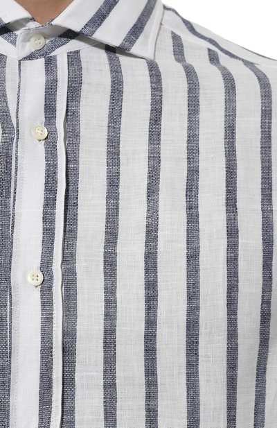 Льняная рубашка BRUNELLO CUCINELLI, арт. MM6450028, фото 5