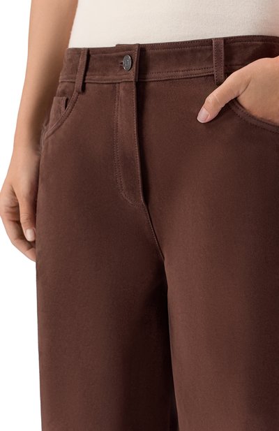 Замшевые брюки 12 STOREEZ, арт. 134235, фото 5